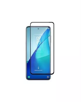 Защитное стекло Red Line для экрана смартфона TCL 20L+, Full screen, ударопрочное, поверхность глянцевая, черная рамка (УТ000029906)