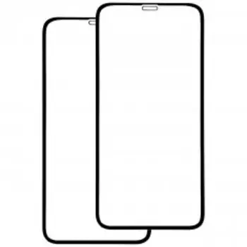 Защитное стекло Red Line для экрана смартфона Apple iPhone X/XS, Full screen, ударопрочное, поверхность глянцевая, черная рамка, 2шт. (УТ000028446)