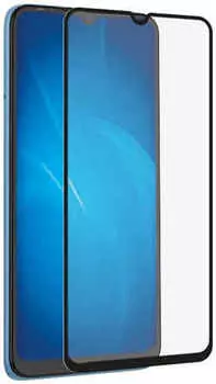 Защитное стекло Red Line для экрана смартфона Tecno Spark 8c, Full screen full glue, поверхность глянцевая, черная рамка (УТ000031190)