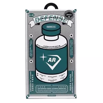 Защитное стекло Remax Medicine Glass GL-83 для экрана смартфона Apple iPhone 15, FullScreen, поверхность глянцевая, черная рамка (232675)