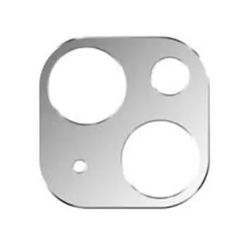 Защитное стекло Switcheasy Lenshield Camera Lens Protector для камеры смартфона Apple iPhone 15 Plus, FullScreen, поверхность глянцевая, серебристая рамка, плоское (SPH517028SV23)