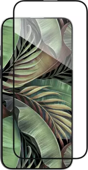 Защитное стекло Switcheasy Vetro 9H для экрана смартфона Apple iPhone 15, FullScreen, ударопрочное, поверхность глянцевая, черная рамка (MPH561023CL23)