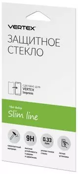 Защитное стекло VERTEX для экрана смартфона Vertex Impress Vega, FullScreen, поверхность глянцевая, 2D (SLTVEG)