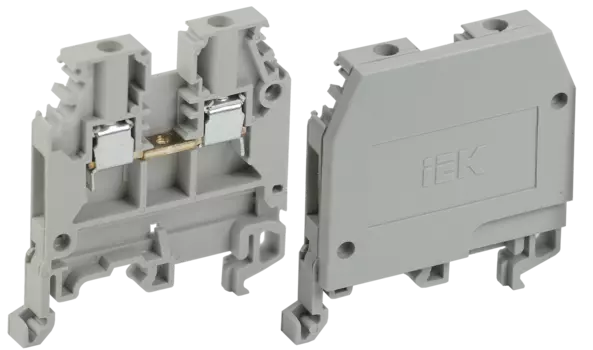 Зажим наборный IEK ЗНИ-2.5, мж 2.5 мм, ож 4 мм, 24А, серый (YZN10-002-K03)
