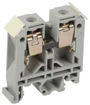 Зажим наборный IEK ЗНИ-6 (JXB50А), мж 6 мм, ож 10 мм, 50А, серый (YZN10-006-K03)