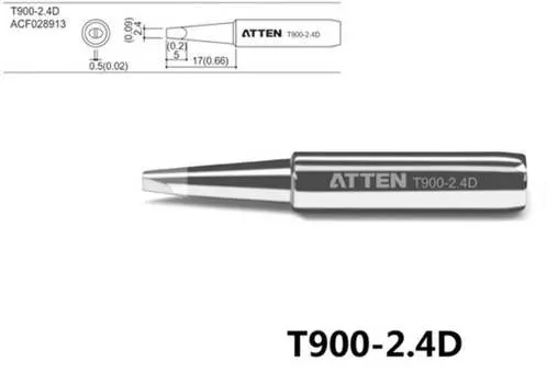 Жало паяльное Atten T900-2.4D, 2.4мм, 1шт. (ACF028913)