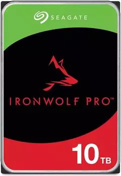 Жесткий диск (HDD) Seagate 10Tb Ironwolf Pro, 3.5", 7200rpm, 256Mb, SATA3 (ST10000NT001)