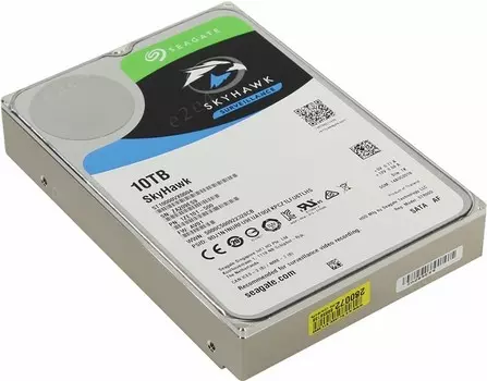 Жесткий диск (HDD) Seagate 10Tb SkyHawk Surveillance, 3.5", 7200rpm, 256Mb, SATA3 (ST10000VX0004)
