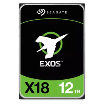 Жесткий диск (HDD) Seagate 12Tb Exos X18, 3.5", 7.2K, 256Mb, 512e, SAS 12Gb/s (ST12000NM004J)