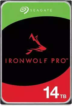 Жесткий диск (HDD) Seagate 14Tb Ironwolf Pro, 3.5", 7200rpm, 256Mb, SATA3 (ST14000NT001)