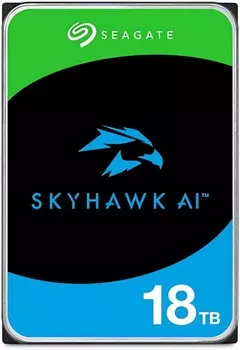 Жесткий диск (HDD) Seagate 18Tb SkyHawk AI, 3.5", 7200rpm, 256Mb, SATA3 (ST18000VE000)
