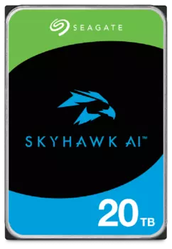 Жесткий диск (HDD) Seagate 20Tb SkyHawk AI, 3.5", 7200rpm, 256Mb, SATA3 (ST20000VE002)