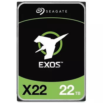 Жесткий диск (HDD) Seagate 22Tb Exos X22, 3.5", 7.2K, 512Mb, SAS 12Gb/s (ST22000NM000E)
