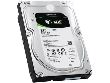 Жесткий диск (HDD) Seagate 2Tb Exos 7E8, 3.5", 7.2K, 512n, SAS 12Gb/s (ST2000NM0045)