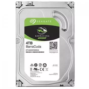Жесткий диск (HDD) Seagate 4Tb Barracuda, 3.5", 5400rpm, 256Mb, SATA3 (ST4000DM004)