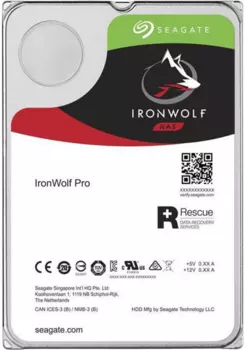 Жесткий диск (HDD) Seagate 4Tb Ironwolf Pro, 3.5", 7200rpm, 256Mb, SATA3 (ST4000NE001)