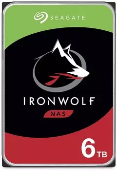 Жесткий диск (HDD) Seagate 6Tb IronWolf, 3.5", 5400rpm, 256Mb, SATA3 (ST6000VN006)