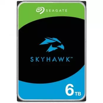 Жесткий диск (HDD) Seagate 6Tb SkyHawk, 3.5", 5400rpm, 256Mb, SATA3 (ST6000VX009)