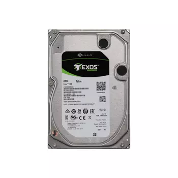 Жесткий диск (HDD) Seagate 8Tb Exos 7E8, 3.5", 7.2K, 256Mb, 4Kn, SAS 12Gb/s (ST8000NM003A)