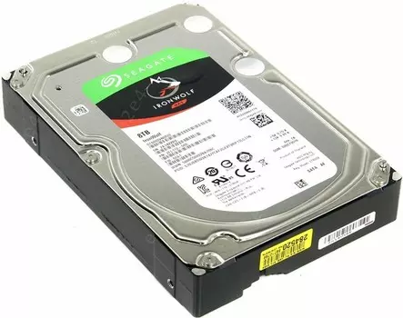 Жесткий диск (HDD) Seagate 8Tb IronWolf, 3.5", 7200rpm, 256Mb, SATA3 (ST8000VN0022)
