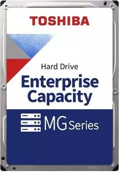 Жесткий диск (HDD) Toshiba 12Tb Enterprise Capacity, 3.5", 7.2K, 256Mb, 4Kn, SAS 12Gb/s (MG07SCA12TA)