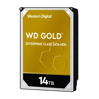 Жесткий диск (HDD) Western Digital 14Tb Gold, 3.5", 7.2K, 512Mb, 512e, SATA3 (WD141KRYZ)