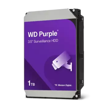 Жесткий диск (HDD) Western Digital 1Tb Purple, 3.5", 5400rpm, 64Mb, SATA3 (WD10PURZ-85BDSY0)