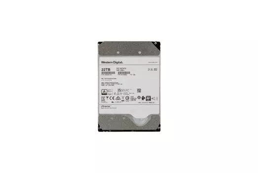 Жесткий диск (HDD) Western Digital 22Tb Ultrastar DC HC570, 3.5", 7.2K, 512Mb, 4Kn/512e, SAS 12Gb/s (WUH722222AL5204)
