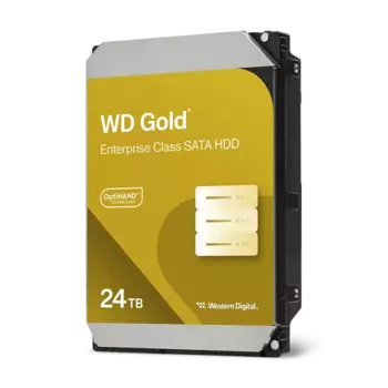Жесткий диск (HDD) Western Digital 24Tb Gold, 3.5", 7.2K, 512Mb, SATA3 (WD241KRYZ)
