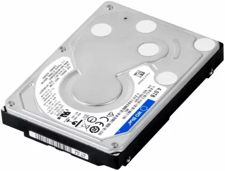 Жесткий диск (HDD) Western Digital 4Tb Blue, 2.5", 4800 об/мин, 128Mb, SATA3 (WD40NPJZ)