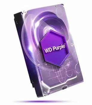 Жесткий диск (HDD) Western Digital 6Tb Purple, 3.5", 5400rpm, 256Mb, SATA3 (WD63PURU)
