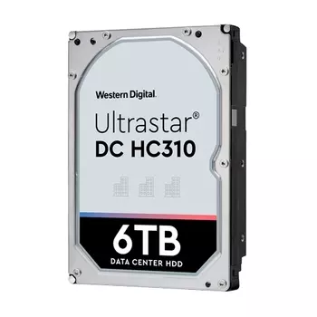 Жесткий диск (HDD) Western Digital 6Tb Ultrastar DC HC310, 3.5", 7.2K, 256Mb, 512e, SAS 12Gb/s (HUS726T6TAL5204/0B36540)
