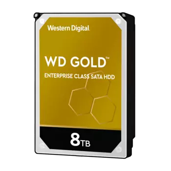 Жесткий диск (HDD) Western Digital 8Tb Gold, 3.5", 7.2K, 256Mb, 512e, SATA3 (WD8004FRYZ)