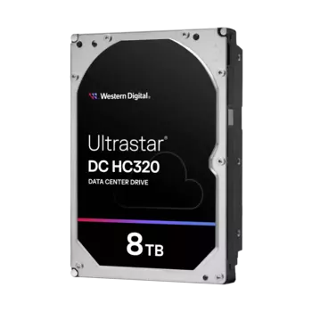 Жесткий диск (HDD) Western Digital 8Tb Ultrastar DC HC320, 3.5", 7.2K, 256Mb, 512e, SAS 12Gb/s (HUS728T8TAL5204/0B36400)