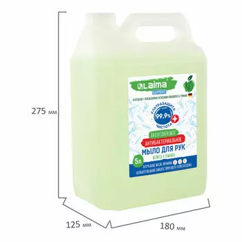 Жидкое мыло LAIMA EXPERT Миндальное молочко, увлажняющее, 5 л (607763)