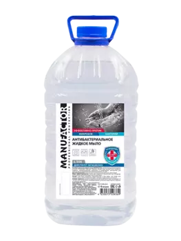 Жидкое мыло MANUFACTOR, антибактериальное, 5 л (L50606)