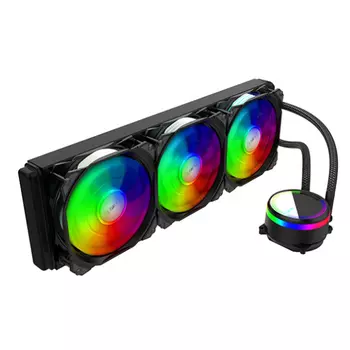 Жидкостное охлаждение Alseye M360B для Socket 115x/2066/2011/2011-3/1356/1366/1200/1700/1851/AM5/AM4/AM3/AM3+/FM1/AM2+/TR4, 3x120 мм, ARGB, черный (M360B)