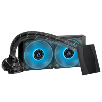 Жидкостное охлаждение Arctic Liquid Freezer II 240 RGB (Incl. RGB Controller ) для Socket 115x/2066/2011/2011-3/1200/AM4, 2x120мм, RGB LED (ACFRE00099A)