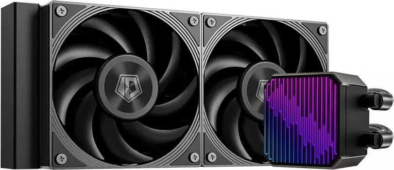 Жидкостное охлаждение ID-COOLING DX240 MAX для Socket 115x/1200/1700/1851/AM5/AM4, 350 Вт, 2x120 мм, ARGB, черный (DX240 MAX)