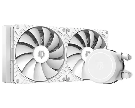 Жидкостное охлаждение ID-COOLING FX280 WHITE для Socket 115x/2066/2011/2011-3/1200/1700/1851/AM5/AM4, 300 Вт, 2x140 мм, белый