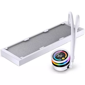 Жидкостное охлаждение JONSBO TF2-360SC(WN) для Socket 115x/2011/2011-3/1200/1700/1851/AM5/AM4, 320 Вт,ARGB, белый (TF2-360SC(WN))