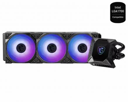 Жидкостное охлаждение MSI MPG CORELIQUID K360 V2 для Socket 115x/2066/2011/2011-3/1356/1366/1200/Socket 1700/AM4/AM3/AM3+/FM1/AM2+, 3x120мм, ARGB