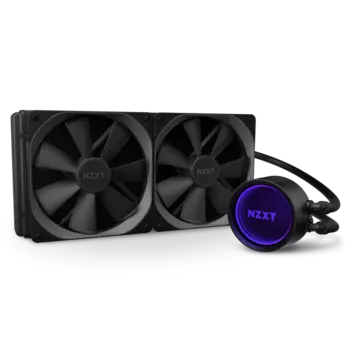 Жидкостное охлаждение NZXT Kraken X63 для Socket 115x/2066/2011/2011-3/1356/1366/1200/AM4/TR4/sWRX8 опционально/TRX40 опционально, 2x140мм, RGB LED (RL-KRX63-01)