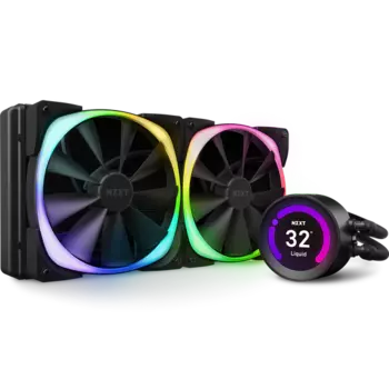 Жидкостное охлаждение NZXT Kraken Z63 RGB для Socket 115x/2066/2011/2011-3/1356/1366/1200/AM4, 2x140мм, RGB (RL-KRZ63-R1)