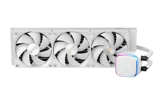 Жидкостное охлаждение Ocypus Iota L36 WH ARGB для Socket 115x/1200/1700/1851/AM5/AM4, 300 Вт, 3x120 мм, ARGB, белый (Iota-L36-WH)