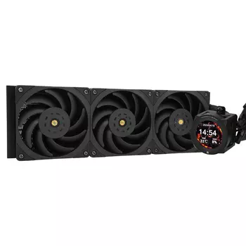 Жидкостное охлаждение Thermalright Core Vision 360 BLACK для Socket 115x/1200/1700/1851/AM5/AM4, 3x120 мм, черный (C-VISION-360-BL)