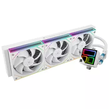 Жидкостное охлаждение Thermalright Frozen Infinity 360 WHITE для Socket 115x/2066/2011/2011-3/1200/1700/1851/AM5/AM4, 3x120 мм, ARGB, белый (F-INFINITY-360-WH)