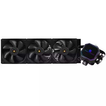Жидкостное охлаждение Thermalright Frozen Prism 360 BLACK для Socket 115x/2066/2011/2011-3/1200/1700/1851/AM5/AM4, 3x120 мм, ARGB, черный (Frozen Prism 360 BLACK)