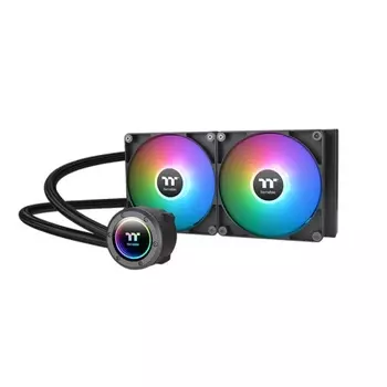 Жидкостное охлаждение Thermaltake TH280 V2 для Socket 115x/1200/1700/1851/AM5/AM4, 2x140 мм, ARGB, черный (CL-W375-PL14SW-A)