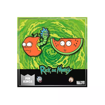 Значок Rubber Road Ltd Рик и Морти Pin Kings 1.2, 2шт. (5056280426660)